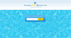 Desktop Screenshot of free.swimmingpoolquotes.com